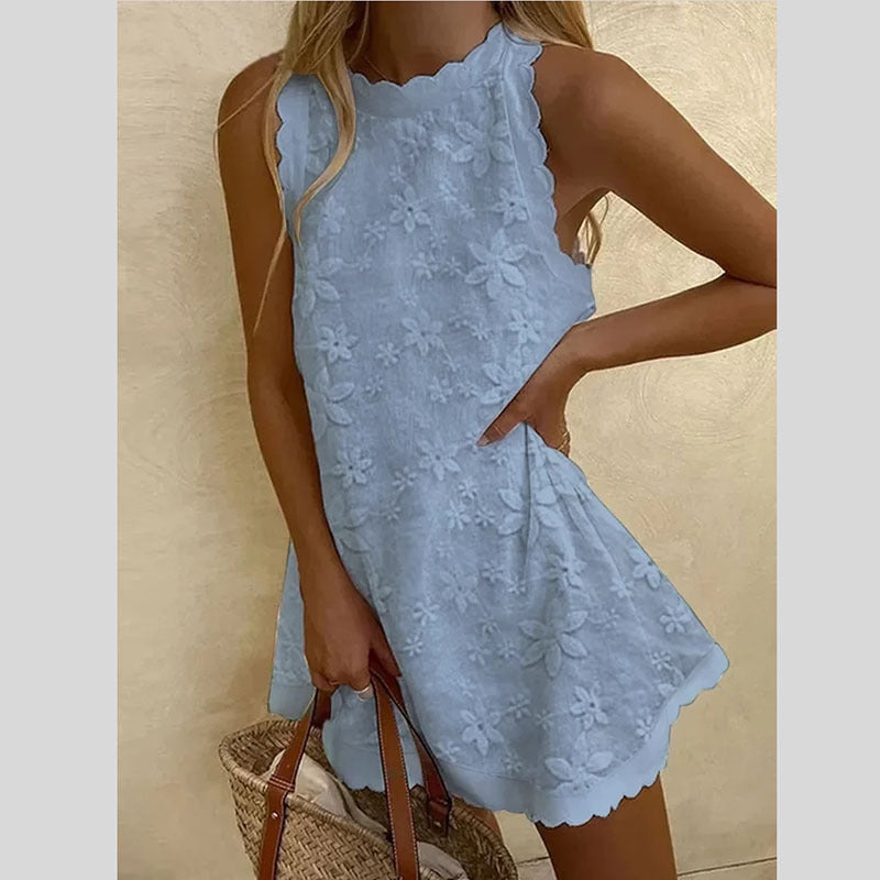 Floral Sleeveless Mini Dress
