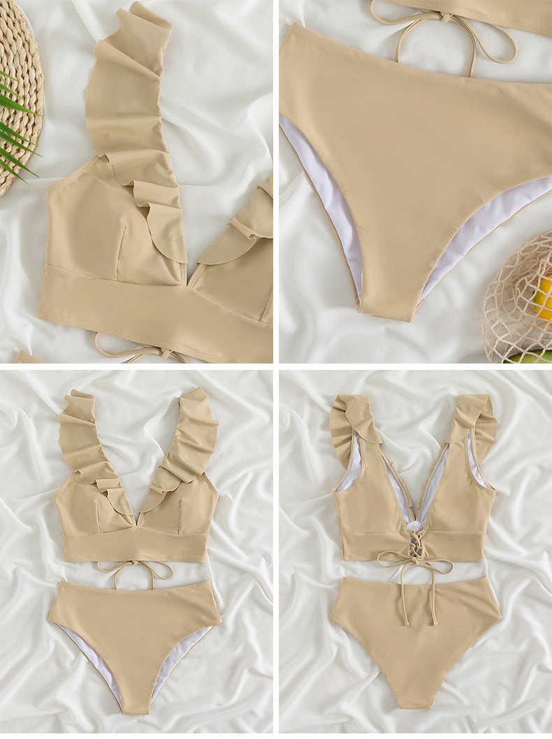 Ruffled Bikini Set