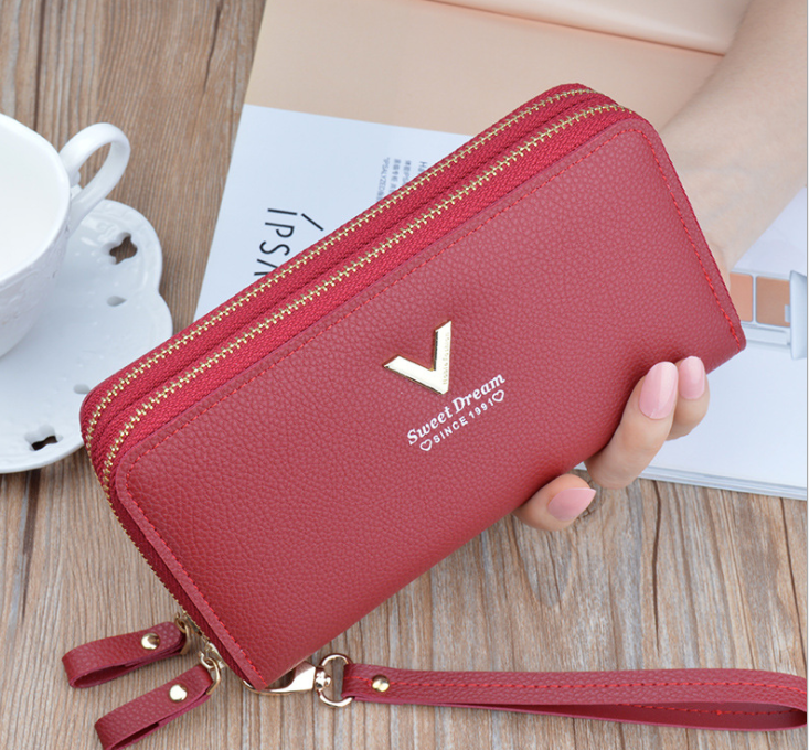 Women Zipper Wallet Card Bag