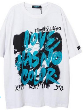 Casual Letters Print T Shirt