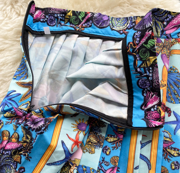 Boho Vest And Skirt Two Pieces Set