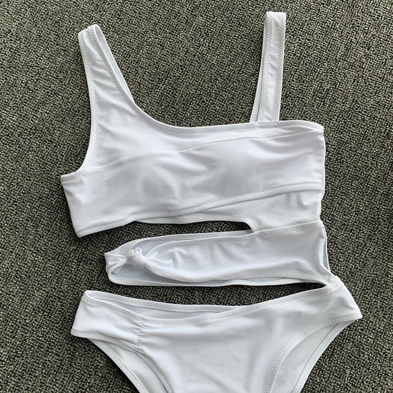 Hollow Out One Piece Swimsuit