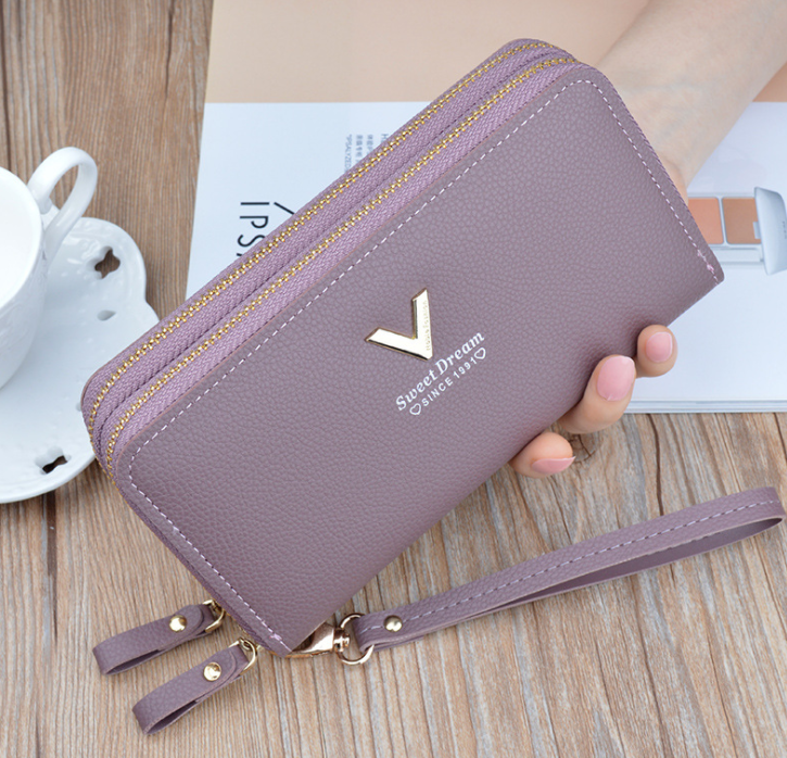 Women Zipper Wallet Card Bag