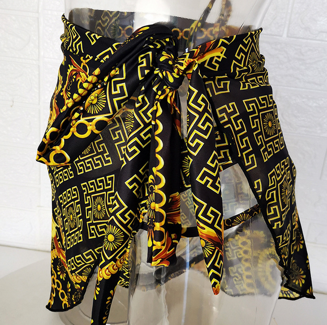 Boho Three Pieces Bikini Set