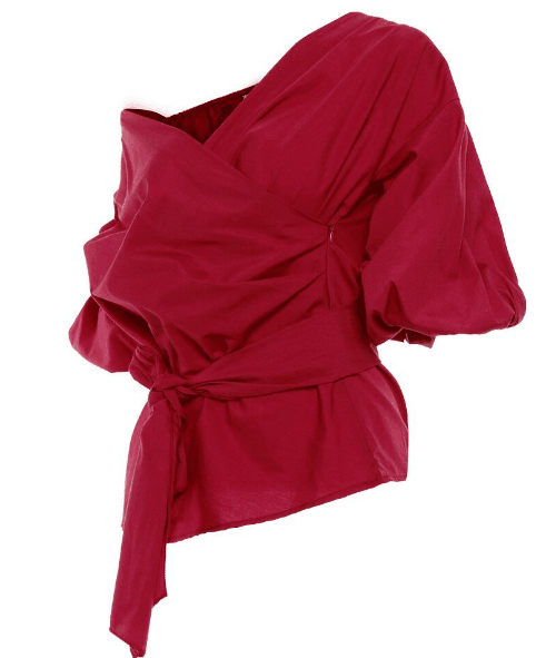 Off The Shoulder Cross Top, top, VIVIMARKS