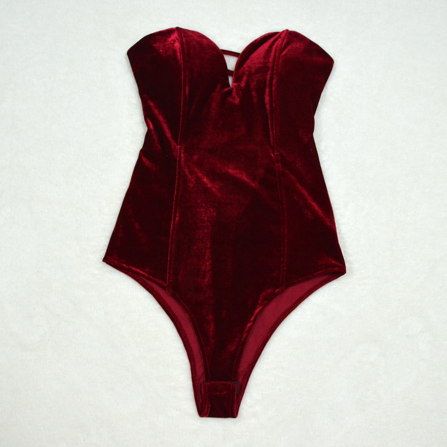 Strapless Back Lace Up Jumpsuit, jumpsuit, VIVIMARKS