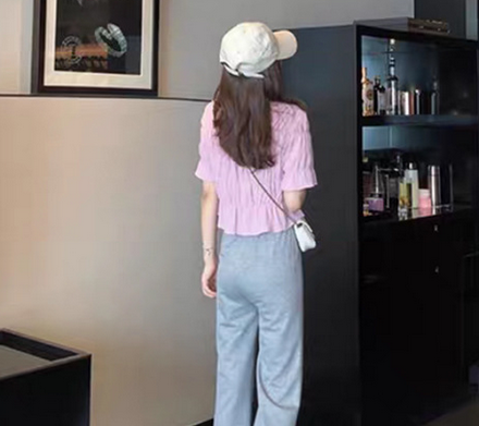 Folded Chiffon Top
