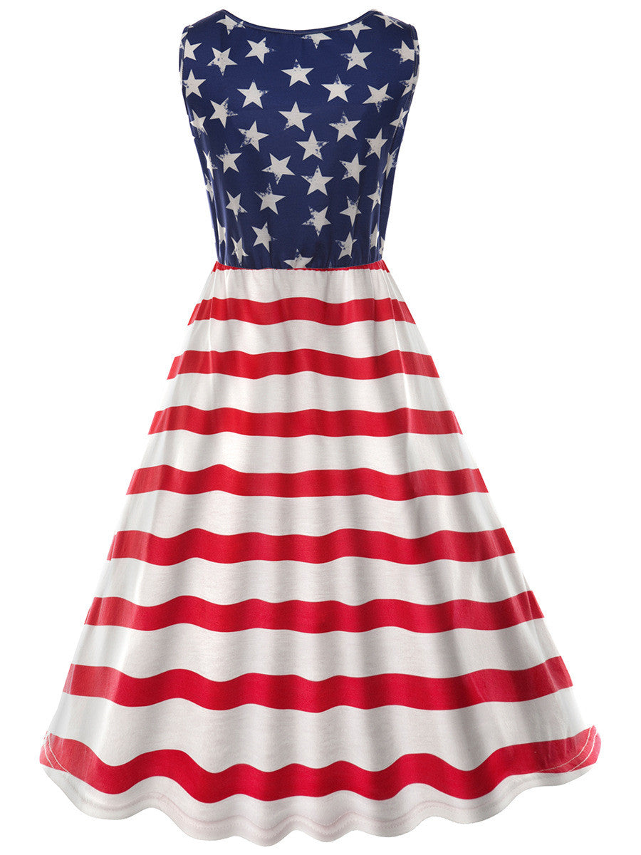 Sleeveless Stars Dress, dress, VIVIMARKS