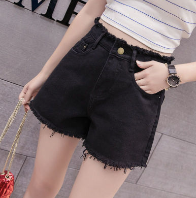 Denim shorts