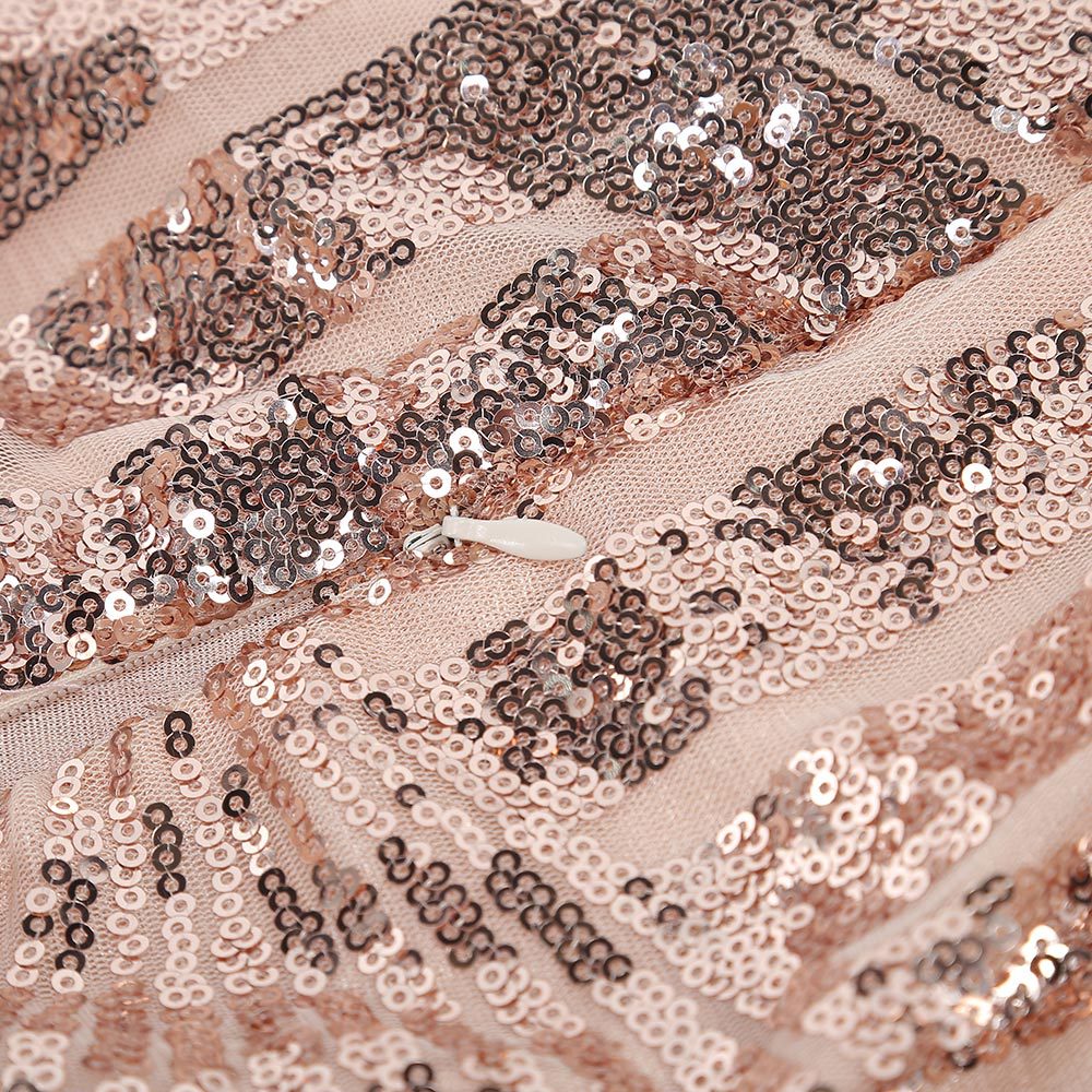 Sequins Open Back Bodycon Dress, dress, VIVIMARKS