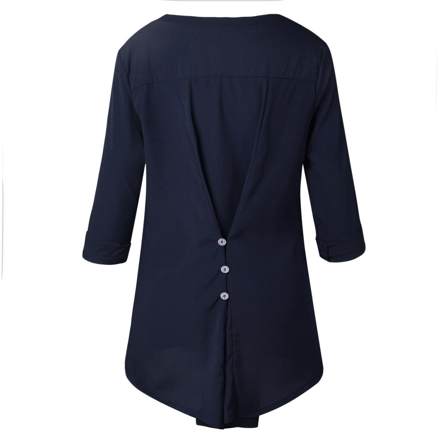 Lace V Neck Chiffon Top, top, VIVIMARKS
