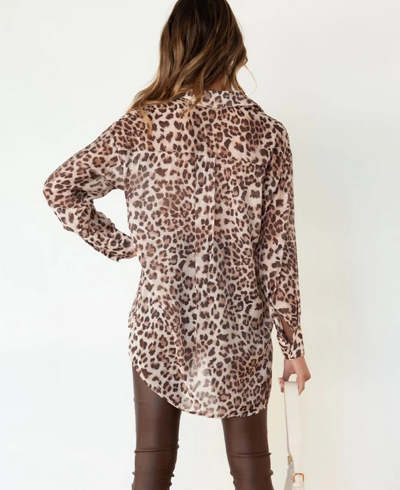 Leopard Print Top