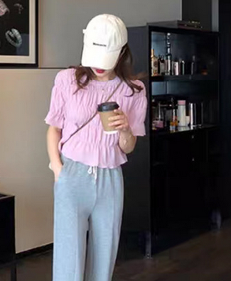 Folded Chiffon Top