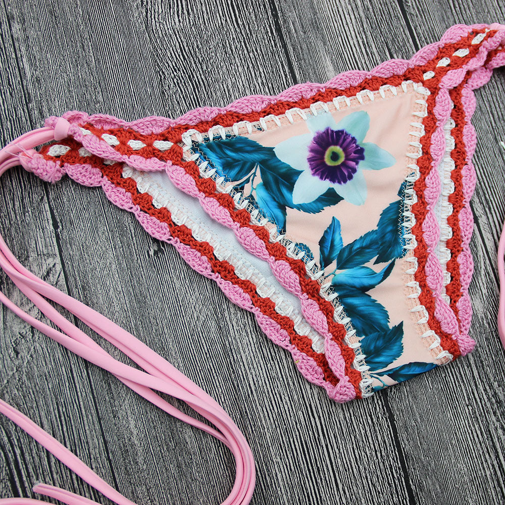 Floral Crochet Bikini Set, bikini, VIVIMARKS