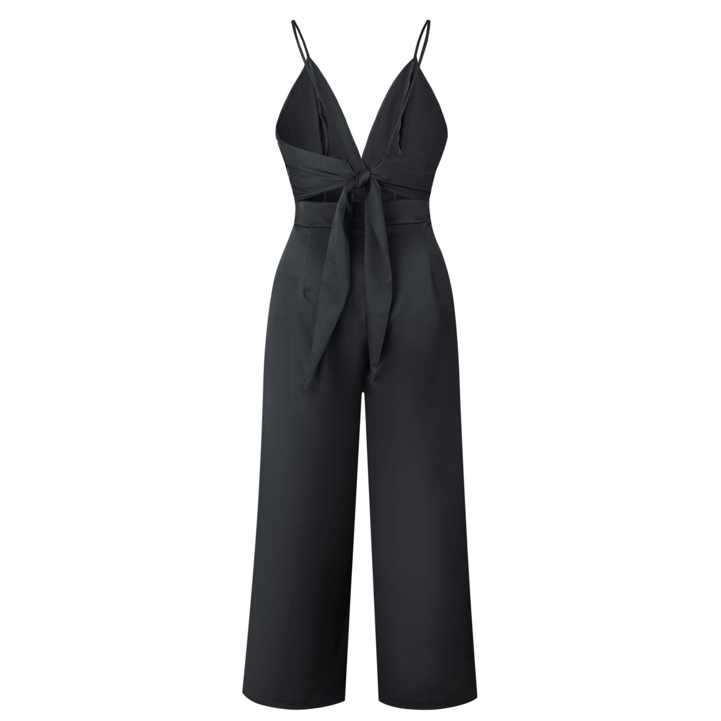 Casual Deep V Neck Jumpsuit, jumpsuit, VIVIMARKS