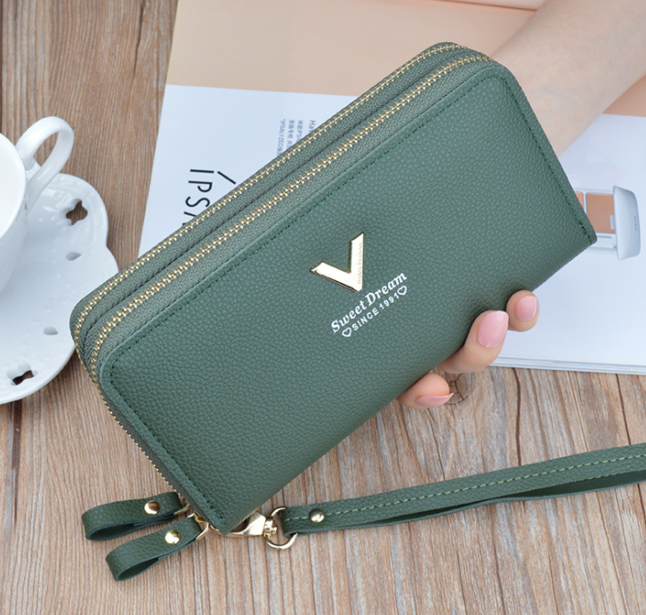 Women Zipper Wallet Card Bag