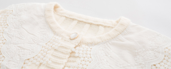 Lace Splicing Sweater