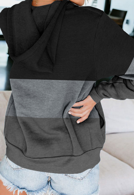 Front Zipper Hoodie Sweatshirt