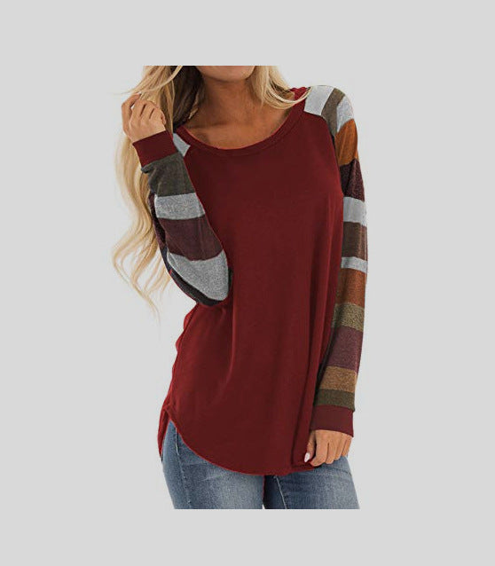 Casual Round Neck T Shirt