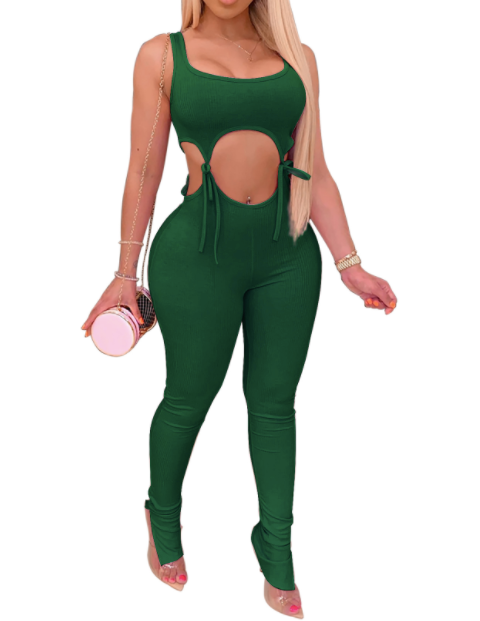 Hollow Out Sports Suit