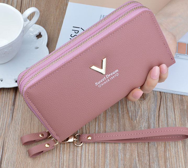 Women Zipper Wallet Card Bag