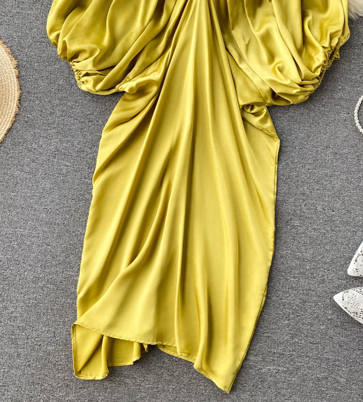 Deep V Neck Dress