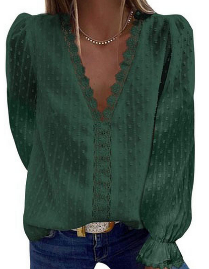 Deep V Neck Top
