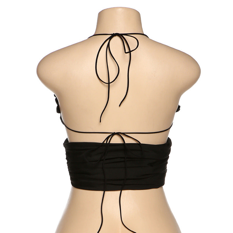 Halter Neck Cross Camisole