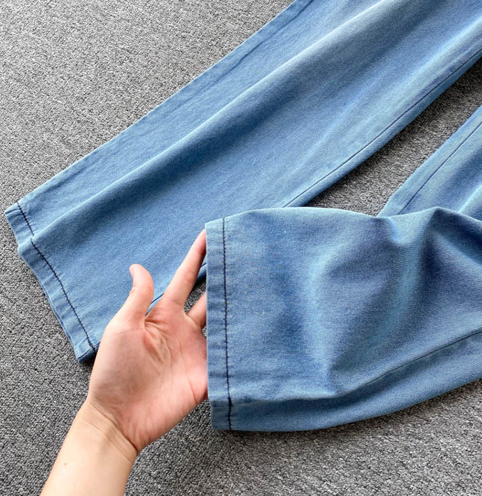 Denim Two Pieces Set