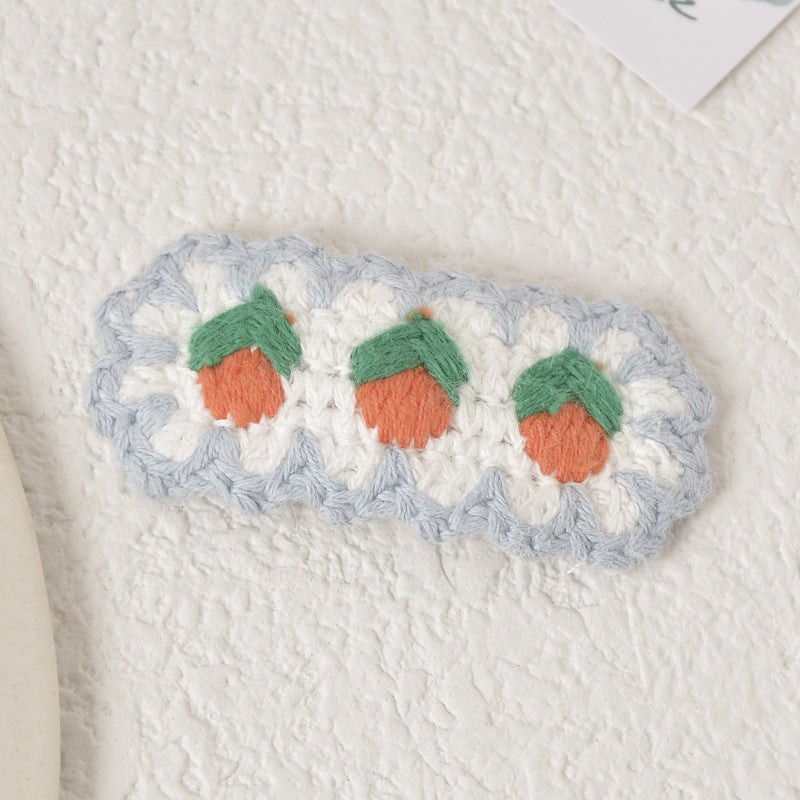 Knit Clip Hair Accessories