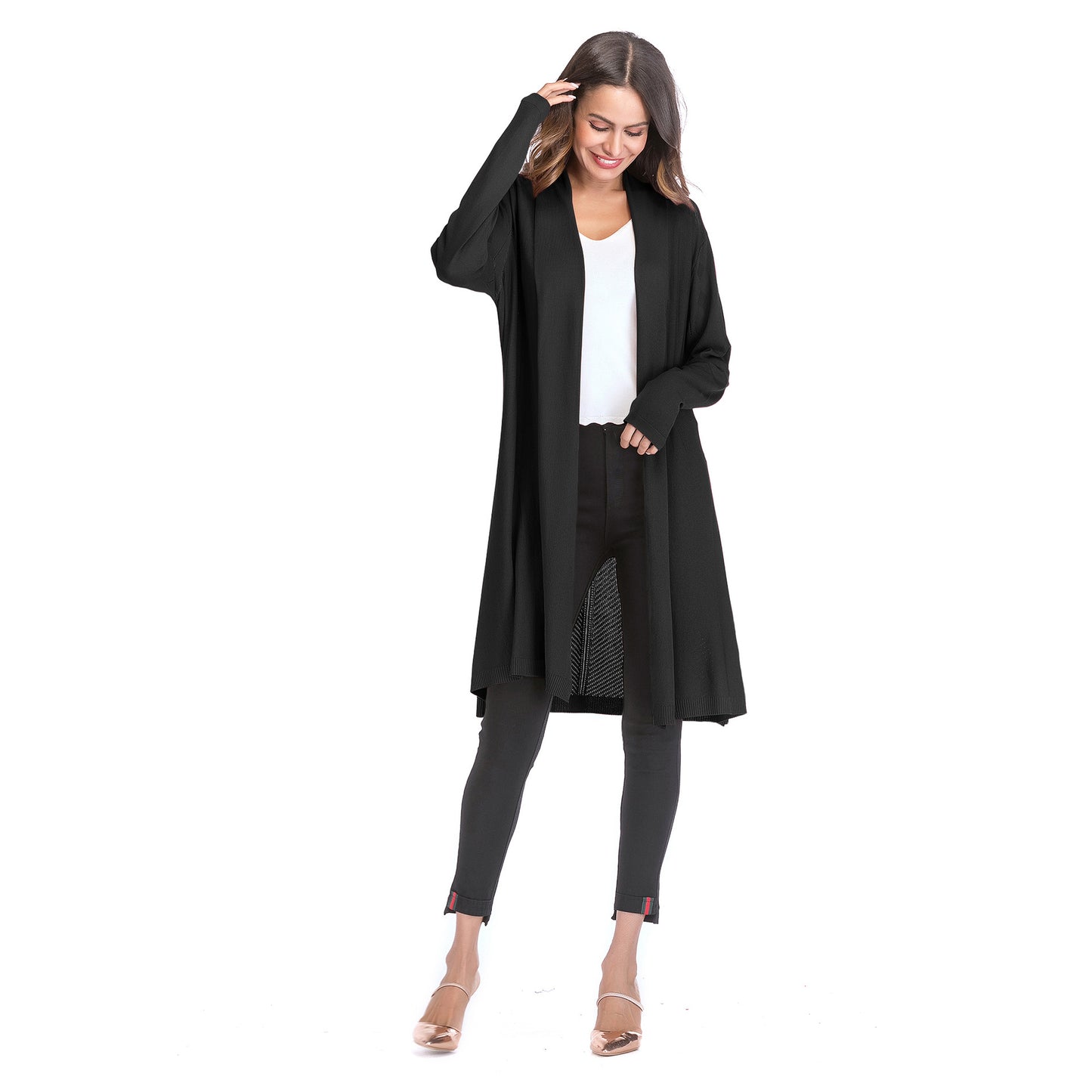 Knit Hollow Out Cardigan