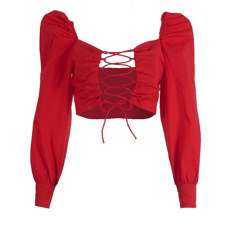 Lace Up Top