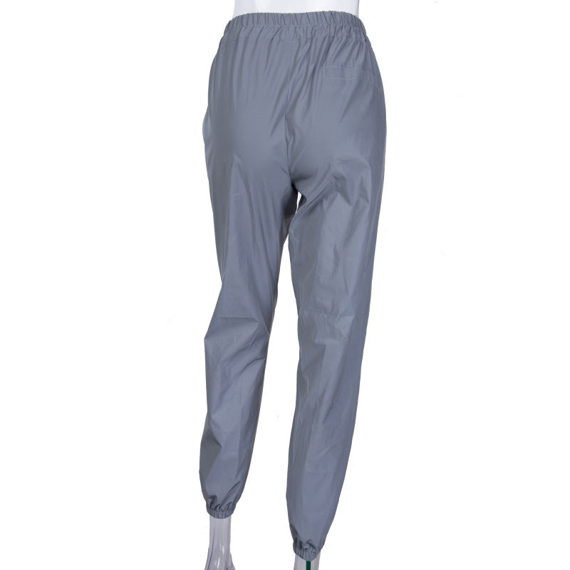 Gray Night Reflect Light Trousers
