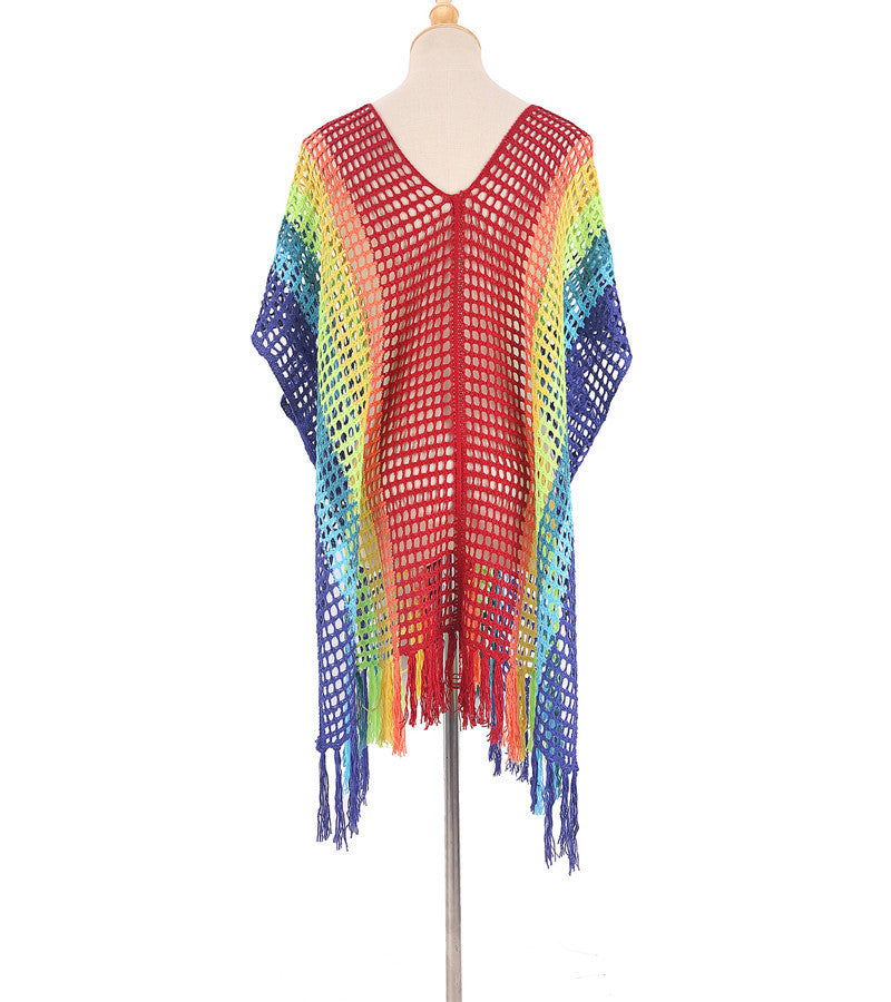 Colorful Knit Cover Up