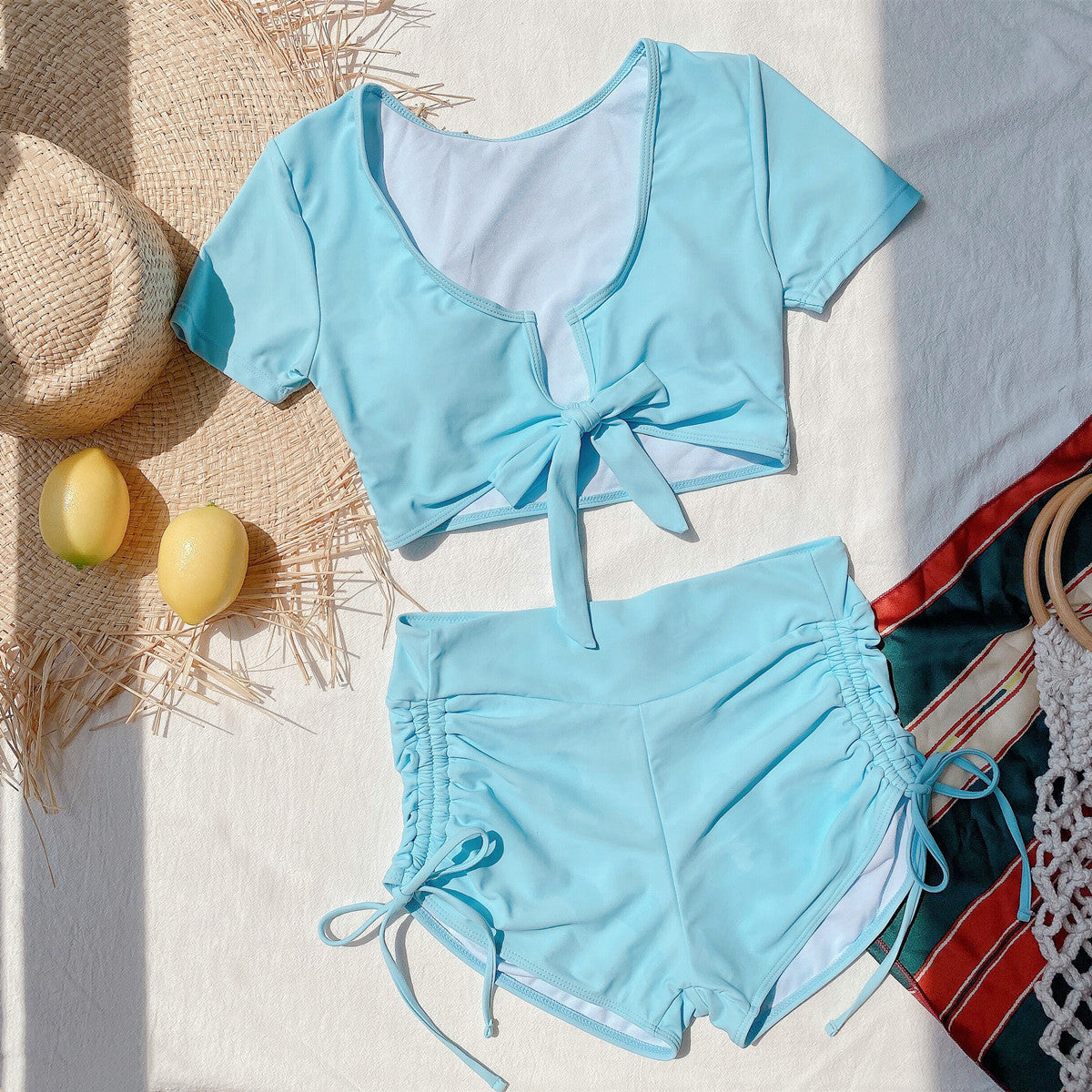 Short Sleeve Bikini Set
