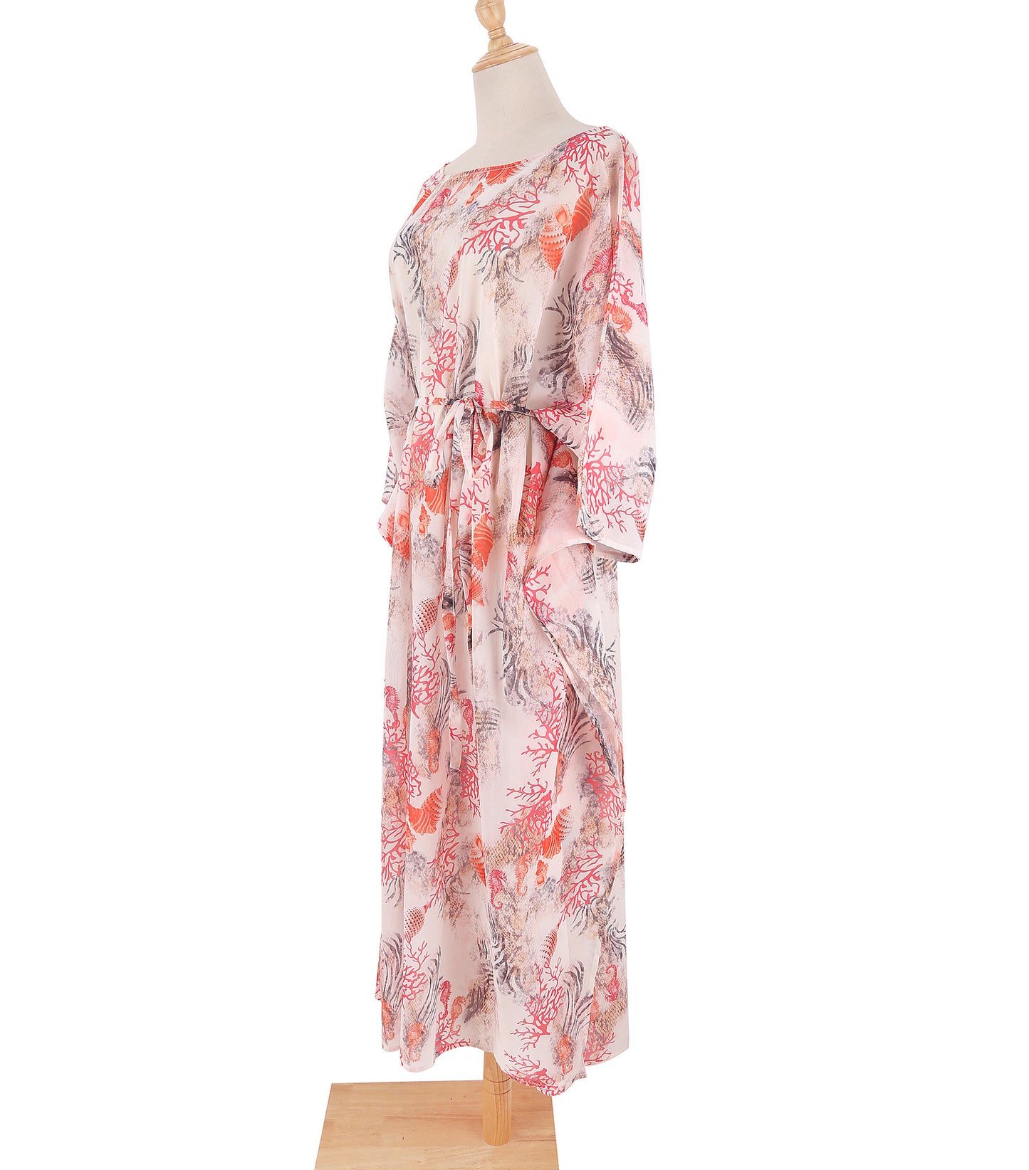 Coral Print Cover Up