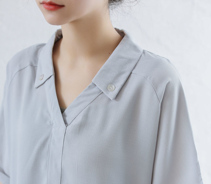 Chiffon V Neck Top