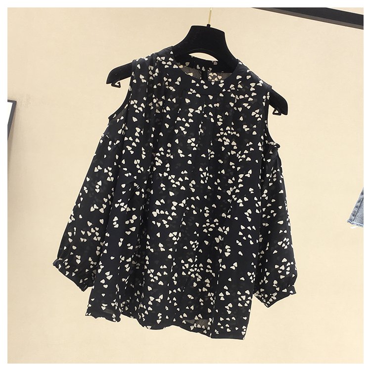 Off The Shoulder Chiffon Top
