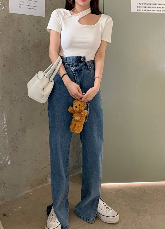 Hollow Out Short Sleeve Top