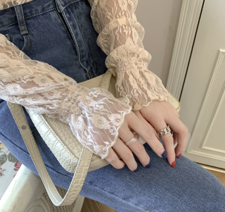 See-through Lace Top