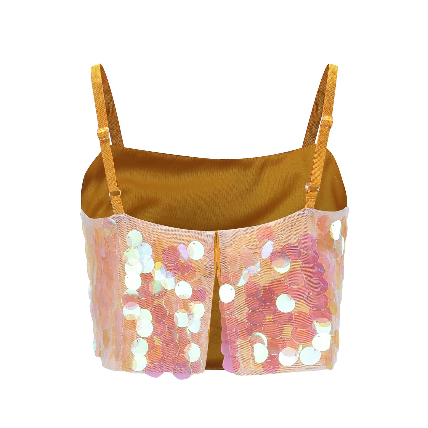 Sequins Spaghetti Straps Vest