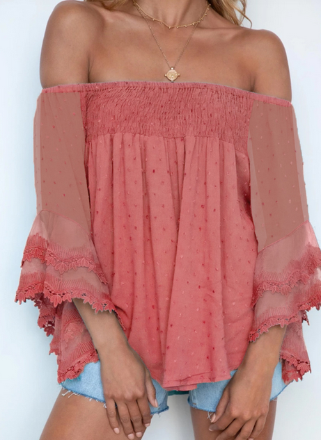Pagoda Sleeve Top