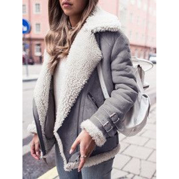 Woollen Lapel Coat