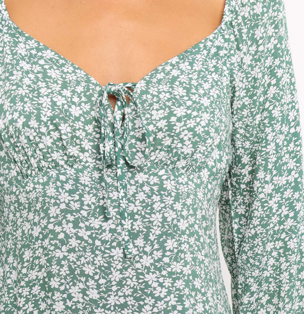 Long Sleeve Floral Dress