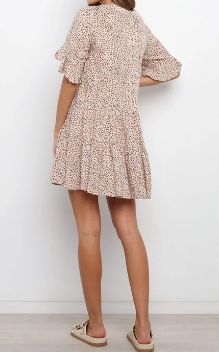 V Neck Casual Dress