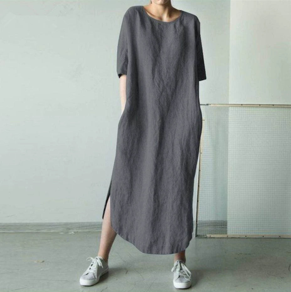 Casual Round Neck Dress