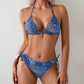 Halter Neck Boho Bikini Set