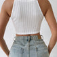 Tassel Vest Crop Top