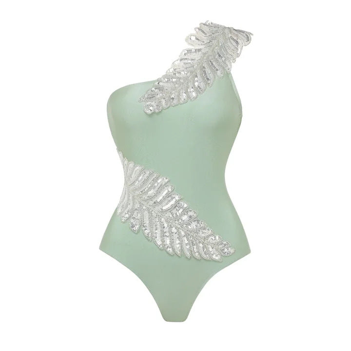 Sequins One Pieces Swimsuit