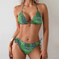 Halter Neck Boho Bikini Set